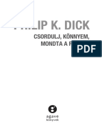 Philip K Dick: Csordulj, Könnyem, Mondta A Rendőr