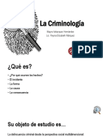 La Criminología