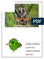 XII Biology Student's Biodiversity Conservation Document