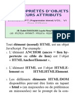 Propriétés d’Objets Et Leurs Attributs, et Pseudo-Classes - JavaScript