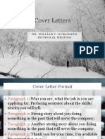 3 Cover Letters