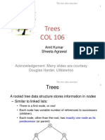 Trees Col 106: Acknowledgement:Many Slides Are Courtesy Douglas Harder, Uwaterloo