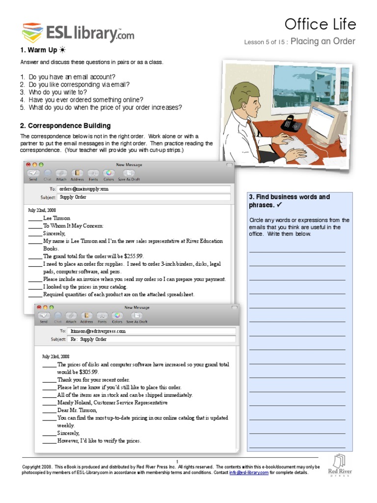 5.placing An Order PDF | PDF | E Books | Internet