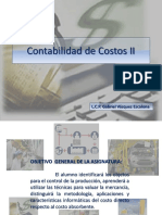 Contabilidad de Costos II