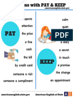 Collocations With Pay - Keep