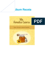 Álbum Receta