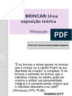 O BRINCAR PARA WINNICOTT  2015 aula 2.pptx