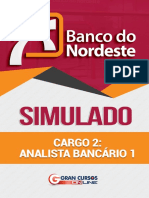 Simulado BNB - Analista Bancário