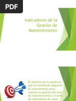 Indicadores de La Gestión de Mantenimiento