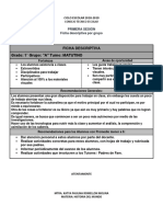 Ficha Descriptiva Diagnóstico 1°