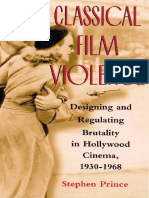 Classical Film Violence - Designing and Regulating Brutality in Hollywood Cinema 1930-1968 PDF