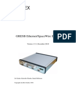 Gresb Ethernet/Spacewire Bridge: Gaisler