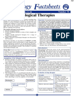 Sychology Actsheets: Biological Therapies
