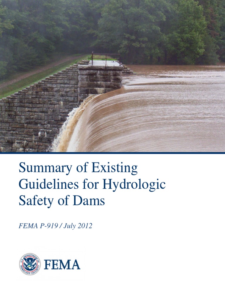 FEMA Dam Safety Guidelines PDF Flood Dam