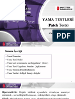 Yama Testleri̇