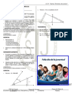 Examen Semanal I.E.P. "Santa Teresita de Jesús": Calcule X. Si L Es Mediatriz de AC