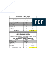 Planilha de Calculo de Taxa de Juros