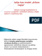 Specifične Okolnosti Razvoja Kapitalizma Te Složenih Socijalnih I Političkih Odnosa U Italiji Nakon II. Svjetskog Rata