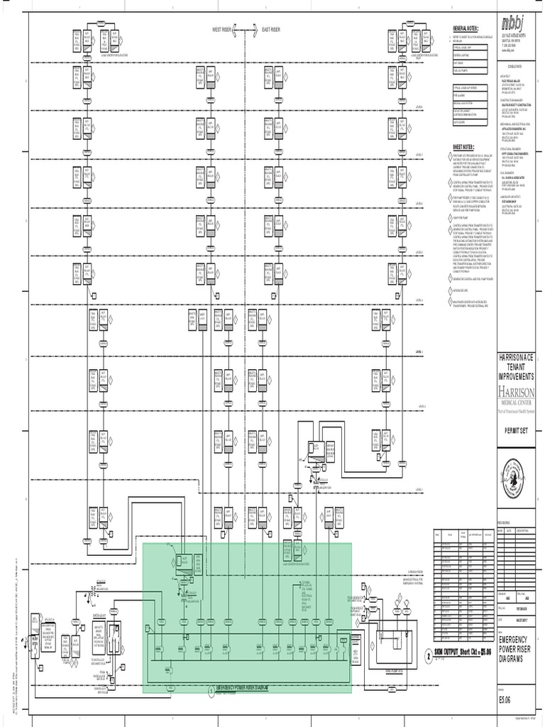 Emergency Power Riser Diagrams | PDF | Electrical Components | Electricity