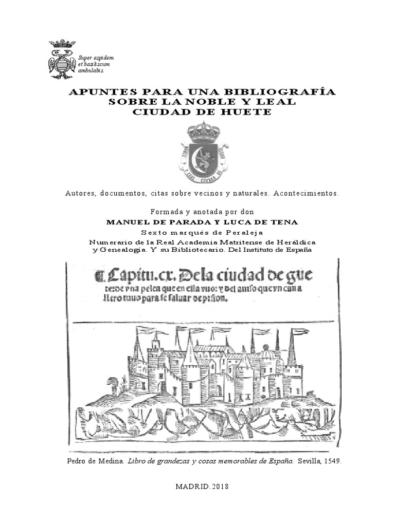 Bibliografia Huete | PDF