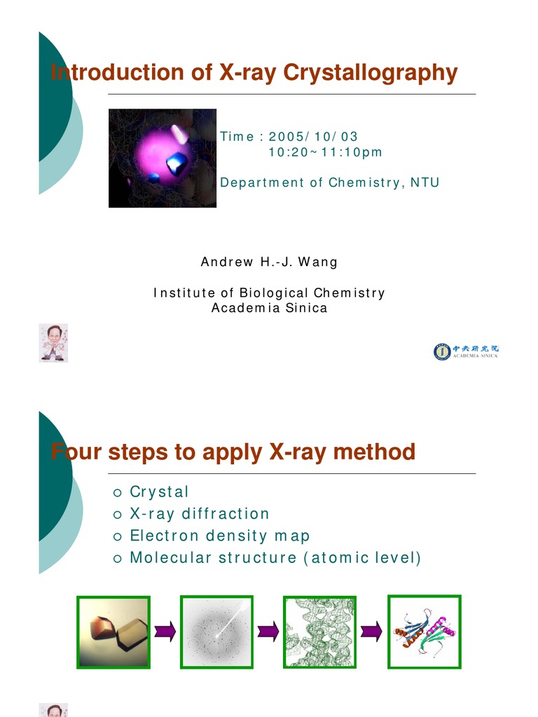 X-ray Crystallography Overview | PDF | X Ray Crystallography | Crystal ...