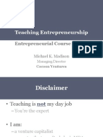 Teaching Entrepreneurship 2