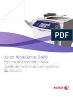 Xerox Workcentre 6400: System Administrator Guide Guide de L'Administrateur Système