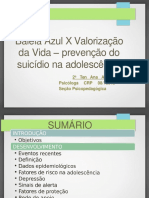 Palestra SUICDIO NA ADOLESCNCIA Final