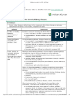 Definition and Criteria For CKD