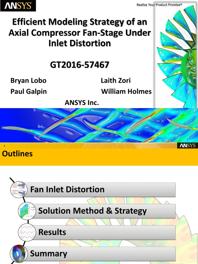Compressor Modeling With Inlet Distortion PDF Gas Technologies