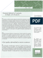 Carta Economica260 Economia Informal en Guatemala La Regla No La Excepcion Junio2006