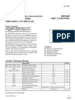 IRF460 Hexfet Transistors THRU-HOLE (TO-204AA/AE) 500V, N-CHANNEL