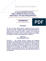 1973 PHILIPPINE CONSTITUTION PREAMBLE