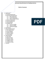 Software Requirement Specification For Banking System