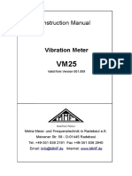 Manual Vibration Meter Vm25 MMF