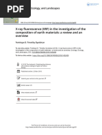 X-Ray Fluorescence (XRF) in The Investigation of The Composition of Earth Materials: A Review and An