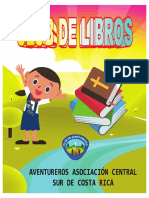 Lista  Oficial Club de Libros 2019 Aventureros Asociación Central Sur de Costa Rica