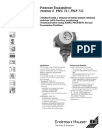 Hauser Endress: Pressure Transmitter Cerabar S PMC 731, PMP 731