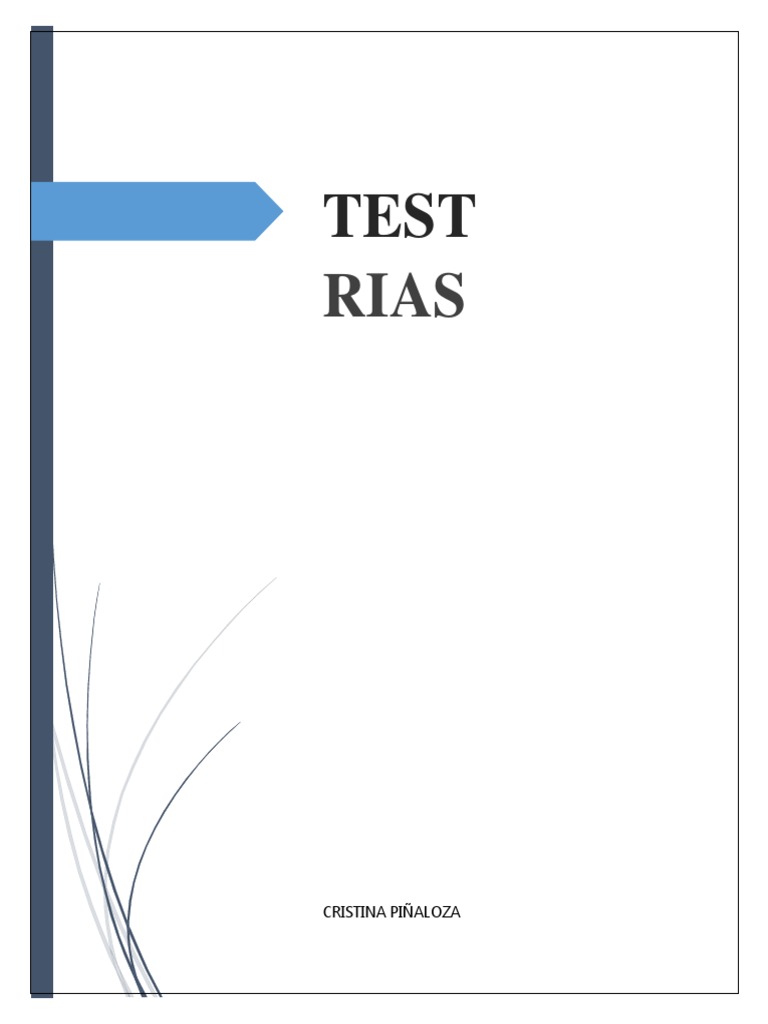 Resultados del Test RIAS en Psicología | PDF | Inteligencia | Cociente ...