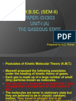 Kinetic Molecular Theory and Maxwell's Distribution of Velocities