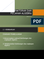 KEMBANGAN ALGEBRA