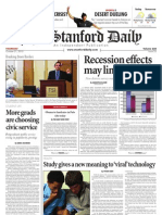 The Stanford Daily, Oct. 21, 2010