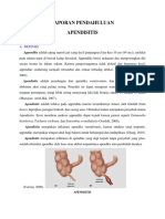 LAPORAN PENDAHULUAN APENDISITIS