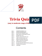 Trivia Quiz A