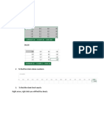 Excel Practice Excercise