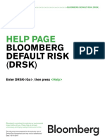 Bloomberg Default: Risk (DRSK)