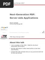 Next-Generation PDF: Server-Side Applications