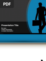 Presentation Title: My Name Contact Information or Project Description