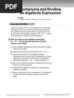 Multiplying and Dividing An Algebraic Expression: Learn About The Math