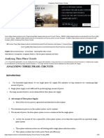 Analysing Three Phase Circuits PDF